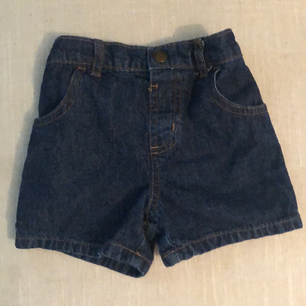 Baby jean shorts